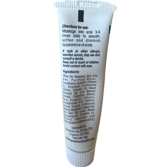 Quantum Derma Scar Reducing Herbal Cream 21 Gm Scar & Stretch Mark Treatment - Picture 3 of 7